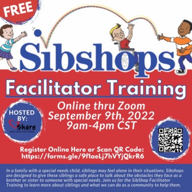 FREE Texas 1 Day Online Sibshop Facilitator Certification Training and